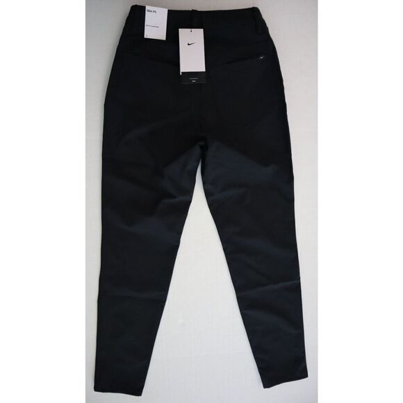 Nike Tour Repel DX6086-010 Women's Sz 0 Black Slim-Fit Golf Pants - Picture 2 of 12